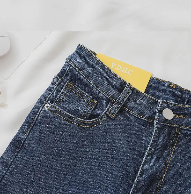 Женские узкие джинсы черного и серого цвета — шикарные, универсальные, стройнящие брюки-карандаш с девятью точками.