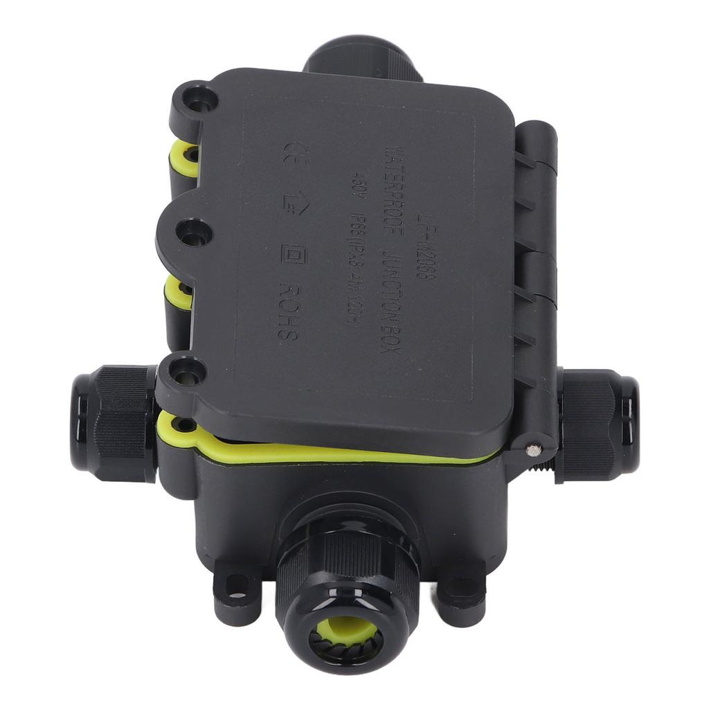 4-канальная распределительная коробка IP68, водонепроницаемая, внешний электрический шнур питания, подземный кабельный соединитель 450