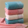 Гаоян Толстое Мягкое Водопоглощающее Полотенце из Чистого Хлопка, Однотонное, Взрослая Салфетка для Лица
