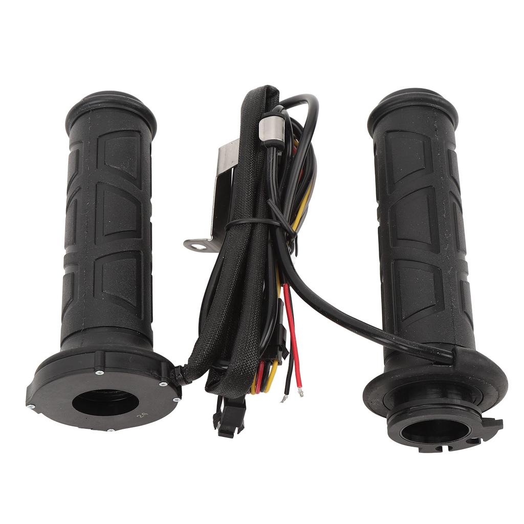 Рукоятки руля мотоцикла с подогревом, водонепроницаемые, DC12V, резиновые, электрические, с регулировкой