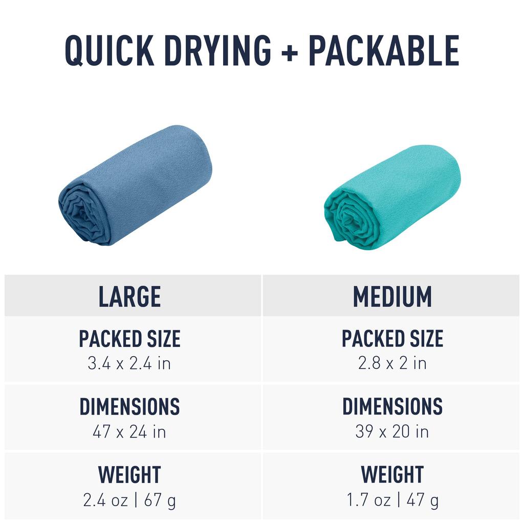 SEA TO SUMMIT Air Light ST82764 Towel, Medium, Moonlight,