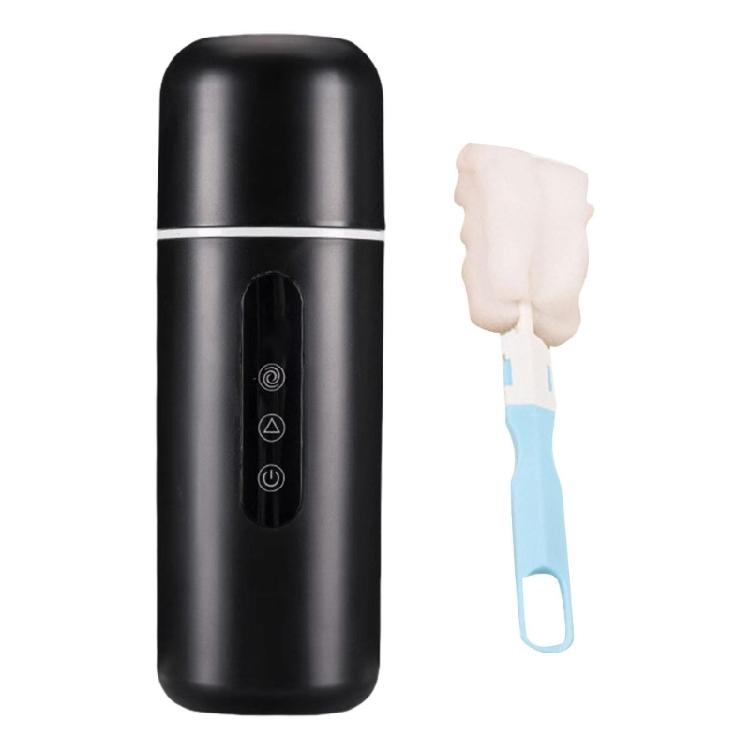 Умный автомобильный чайник со скрытым портом для зарядки. Дорожный электрический чайник со светодиодным дисплеем для быстрого кипячения и смешивания напитков.