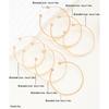 7 Pcs/Set Punk Gold Color Bracelets for Women Streetwear Goth Heart Prints Metal Design Open Bangle Fashion Jewelry Gifts 2026