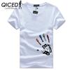 Summer Short-sleeved T-shirt Men's O-neck Trend Bottom Shirt