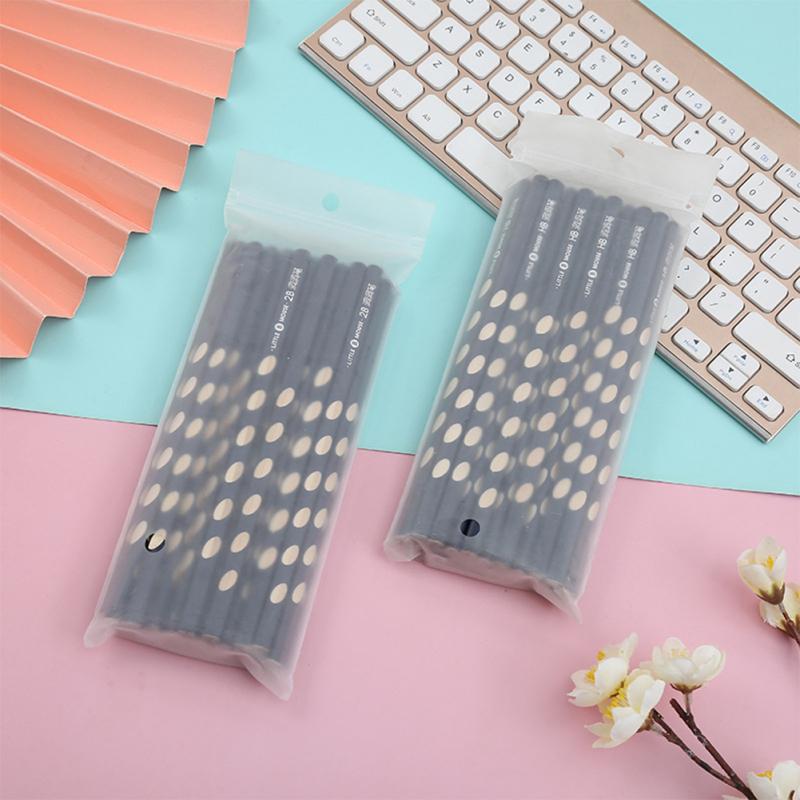 30 шт. деревянных карандашей 2B с отверстием, треугольная ручка, стержень, инструмент для коррекции, канцелярские принадлежности для студентов