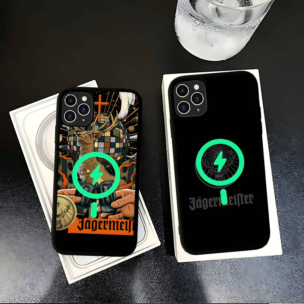 Горячие J-Jagermeisters Для Magsafe Магнитный Беспроводной Для IPhone 17 Pro Max 15 Plus 14 13 12 11 16 Pro Чехол Для Телефона