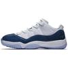 Air 11 Retro Low Navy Snakeskin 2019 Unisex Sneakers White Black-Navy CD6846-102