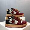 2024 Весна и Осень Рельефная Роза Guochao Niche Creative Star Shoes Мужская и женская обувь для пар Обувь для сноуборда Обувь для спорта и отдыха