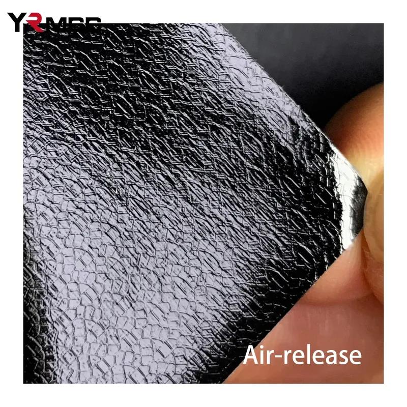 Наклейки на автомобиль из шлифованного алюминия, водонепроницаемая виниловая пленка для оклейки, самоклеящиеся матовые ПВХ защитные наклейки с воздухоотводом, автомобильные аксессуары