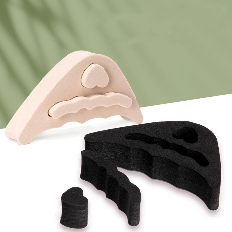 Toe Plug Soft Sponge Half Insoles Reusable Toe Filler Inserts for Shoes Adjustable Too Big Foot Brace Pads Unisex Shoe Inserts