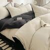 Class A cotton four-piece set, light luxury quilt cover, bed sheet, bed hat quilt cover, new pure cotton student dormitory three-piece set 1