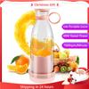 Rechargeable Mixers Fresh Fruit Juicers Blue/Pink Usb Portable Juice Bottle Mini Fast Electric Blender Smoothie Ice Maker