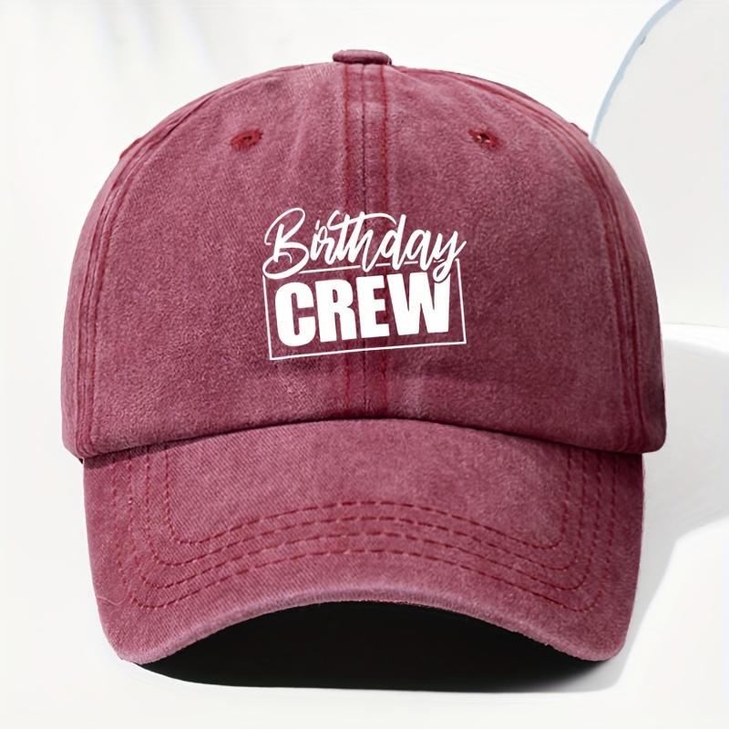 Unisex Letter Print Retro Baseball Cap Adjustable Lightweight Trucker Cap Casual Visor Hat