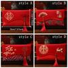 Traditional Red Envelope Best Wishes with Tassel Money Pocket Embroidery Details Handmade Brocade Bag Traditional Gift