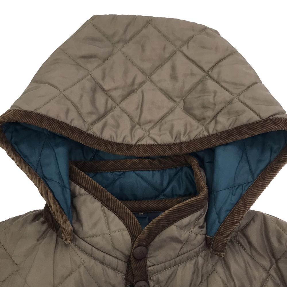 LAVENHAM Сделано в Великобритании Стеганая куртка 36 Коричневый Мужской Б/У