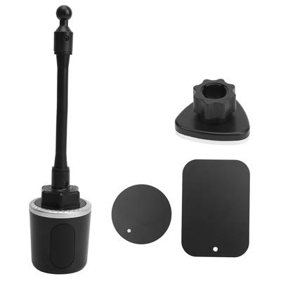 Универсальный автомобильный держатель для телефона с магнитным держателем для стакана и регулируемой на 360 градусов гусиной шеей