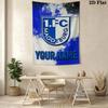 Custom Name 1 FC Magdeburg Wall Tapestry Aesthetic Wall Hanging Printed Fabric Blanket Decorative Tapestries for Bedroom Living Room Home Decor