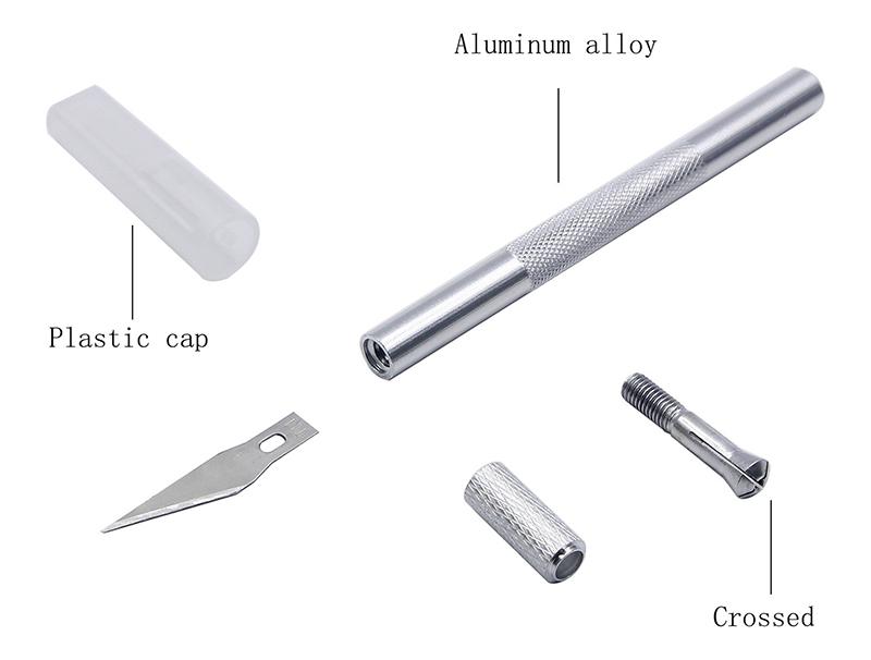 Скальпель TE-10 + 5 сменных лезвий
