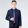 Куртка мужская деловая повседневная куртка весна и осень новый лацкан государственный служащий профессиональный пиджак папа топ