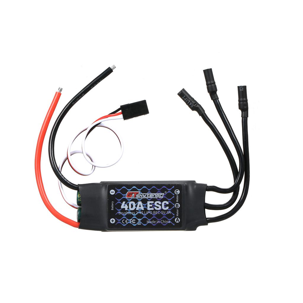 GTSKYTENRC 2-4S 40A бесщеточный регулятор скорости двигателя ESC с дистанционным управлением BEC ESC для фиксированного крыла