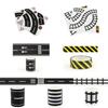 Parking Scene Toy Track Sticker Pattern Removable Set 18-25g