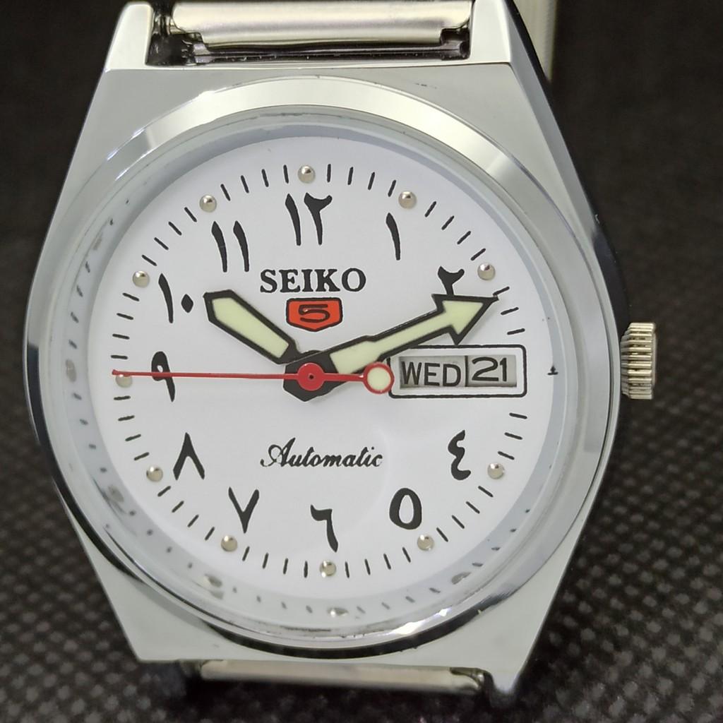 ВОССТАНОВЛЕННЫЕ ВИНТАЖНЫЕ SEIKO 5 AUTO 6309A ЯПОНИЯ МУЖСКИЕ АРАБСКИЕ ЧАСЫ 533c-a279888-6