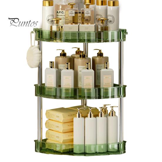 Угловой органайзер для ванной комнаты, стойка для хранения, большая вместимость, 3 уровня, 90 градусов, дизайн, органайзер для косметики, поднос для духов