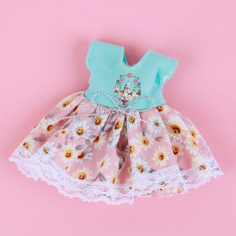 Children DIY Girls Doll Clothes 7 Styles Skirt Suit High-end Dress Up 16cm Doll/1/8 BJD Doll