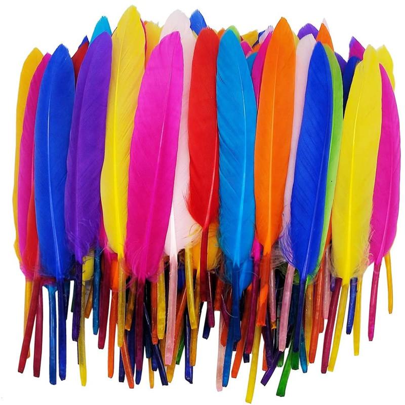 20/100pcs Duck Feathers DIY Feathers for Jewelry Making Plumes Earring Home Wedding Decoration Plumas Crafts Accessories 10-15CM