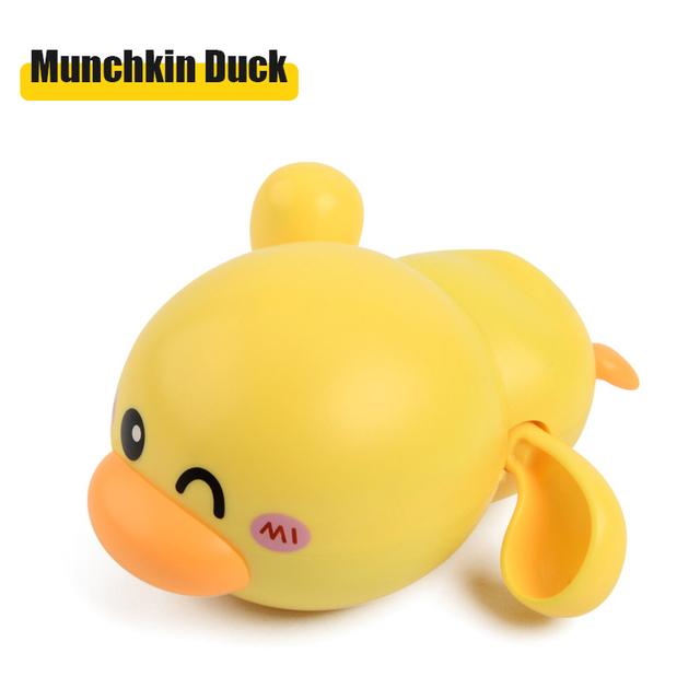 Baby Toys Bathing Ducks For Kids Swimming Pool Bath Toy Play Water Clockwork Bathing Bathtub Little Cute Duck Children Toys