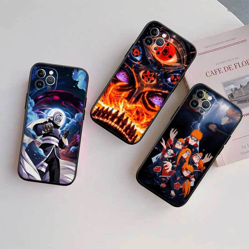 Anime Naruto Akatsuki Phone Case for Redmi Note 12 12S 12C 13 13C 13R 14 14S 14R 14C 11A 13X A3 A3X A4 A5 Pro Max Plus