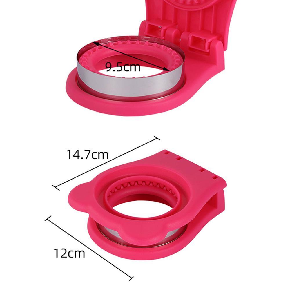 Резак для сэндвичей и упаковщик Сэндвичи для декрустера, сделанные своими руками, отлично подходят для завтрака, оранжевый