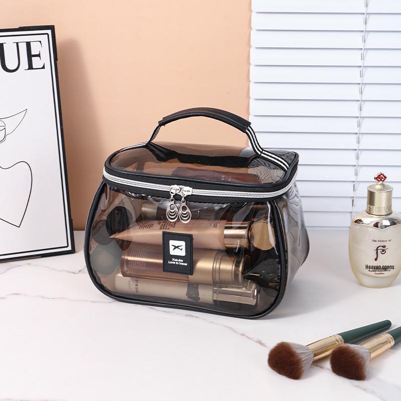Водонепроницаемая прозрачная ПВХ сумка-органайзер для туалетных принадлежностей и косметики большой вместимости