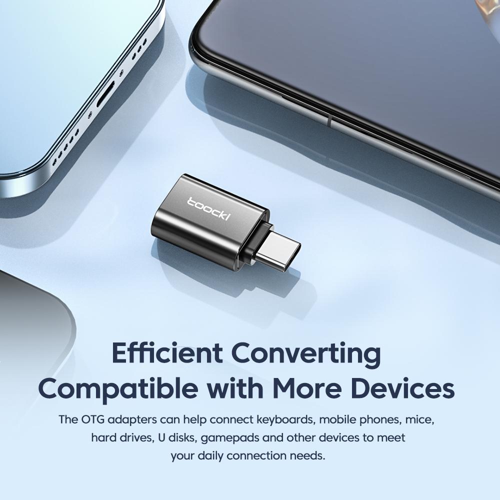 Toocki OTG USB 3,0 к адаптеру типа C Micro к типу C «папа» к USB 2,0 «мама» конвертер для Macbook Xiaomi Samsung разъем OTG
