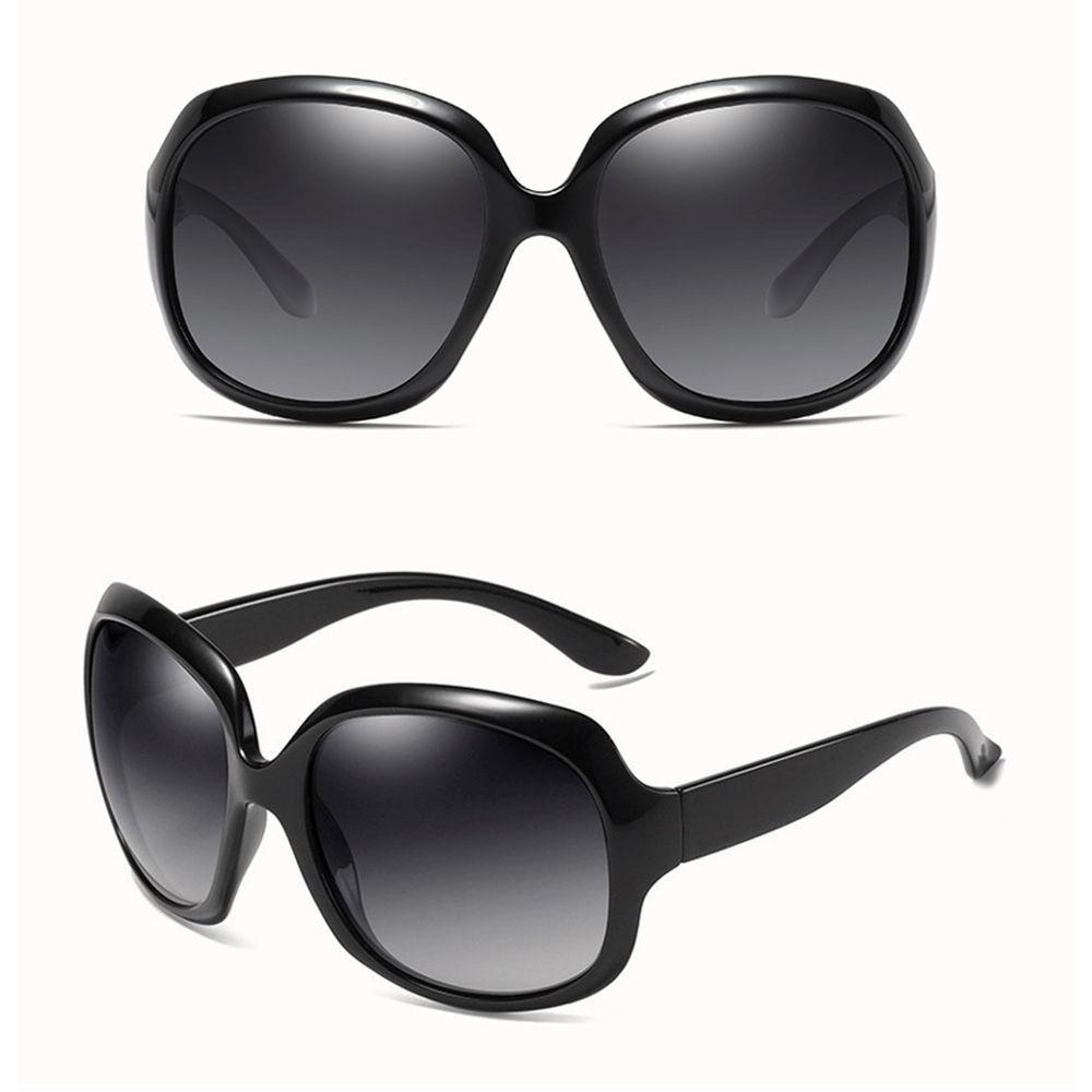 Солнцезащитные очки Shades с поляризацией для женщин Квадратные с защитой от УФ 400 Винтажные очки Эллиптическая оправа Большие солнцезащитные очки для женщин и мужчин