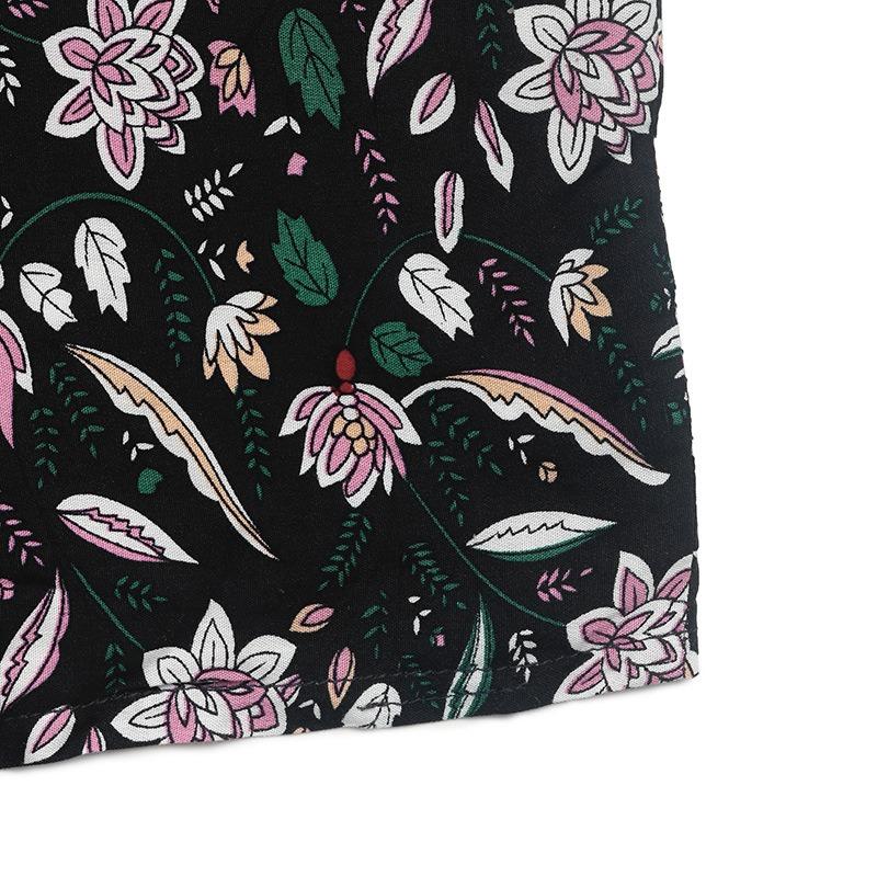 Женская летняя новая блузка с бретелью через шею и рукавами «летучая мышь» в этническом стиле с принтом