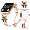 Metal Band Heart Clover Decor For Apple Watch Series 10 9 8 7 SE 6 5 4 3 2 1 42mm 41mm 40mm 38mm Watch Bracelet