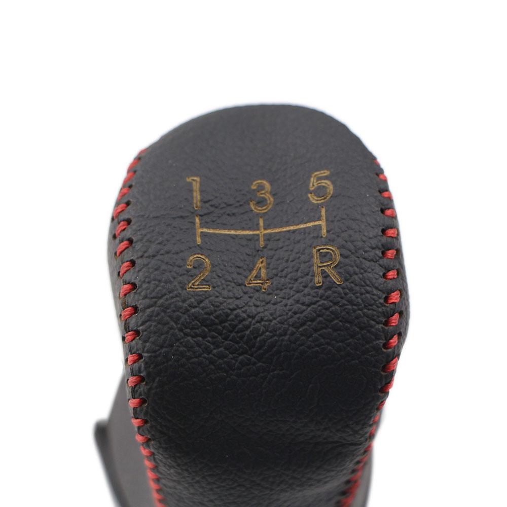 Натуральная кожа, автомобильная ручка переключения передач, крышка, ошейники для Mitsubishi Galant Outlander Lancer Evolution Pajero ASX AT