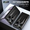 Full Coverage Electroplated PC Case Mate X5 X3 - Shockproof Magnetic Anti-Scratch Protective Cover With Pen Slot