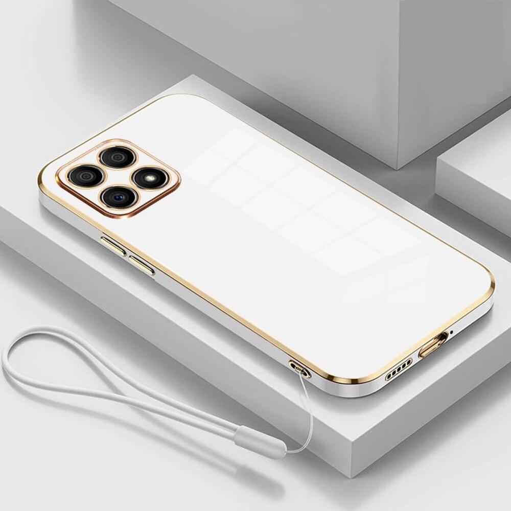 Чехол для Honor X6 Honor X8A, роскошный чехол с квадратным покрытием Honor X8 5G, чехол для телефона TFY-LX2, противоударная задняя крышка, чехол Honor X8 X8a