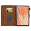 A9 For Amazon Fire HD 10 (2023) Case Card Slots Stand Rhombus Leather Tablet Cover