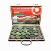 Tontin Jade Glaze Hot Stone Massage Set Massager Back Massageador Health Care Stones for Massage Spine Basalt Lava Stone Spa