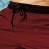 Men Summer Shorts Elastic Waist Adjustable Drawstring Beach Shorts with Pockets Double Layer Work Gym Athletic Shorts