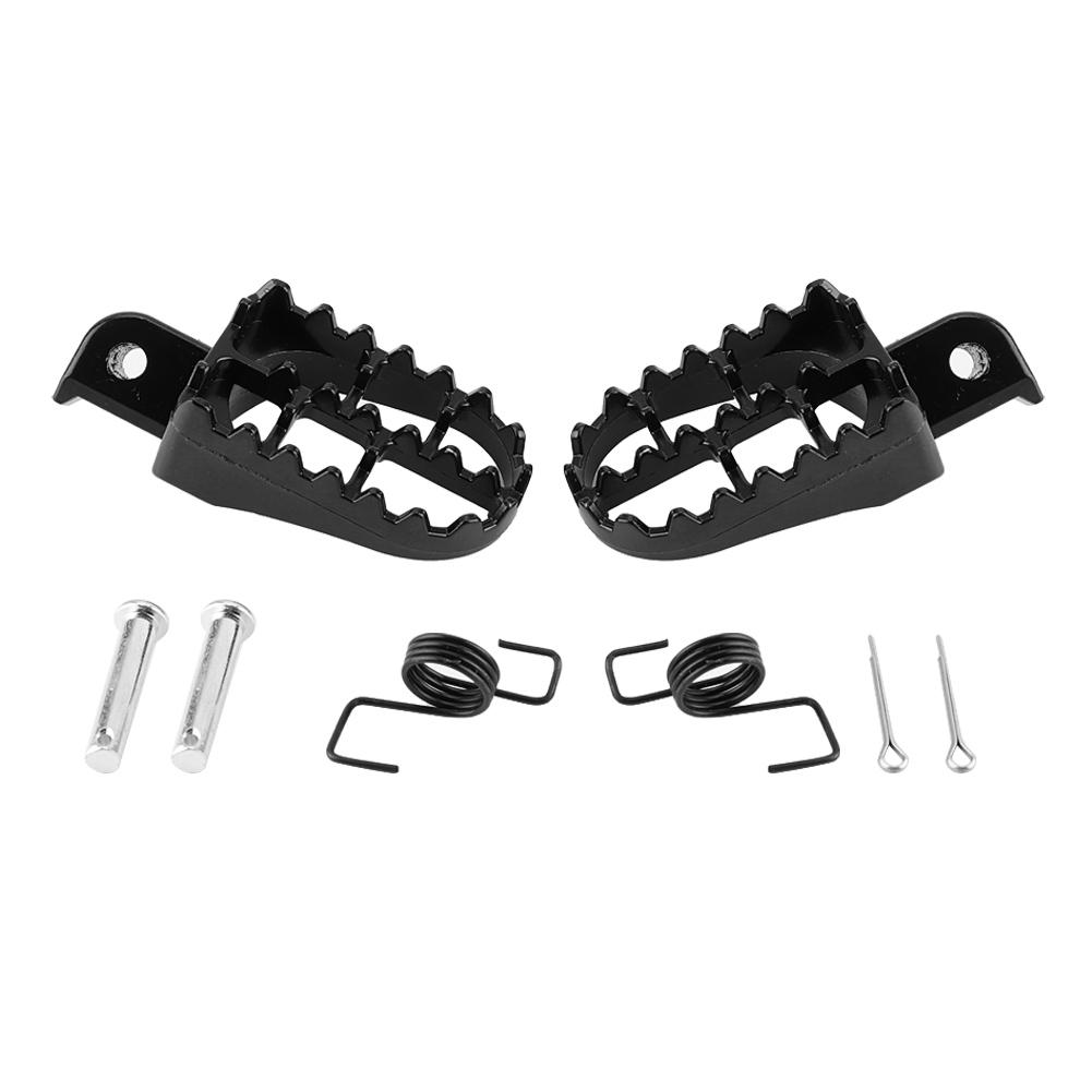 2pcs Motorcycle Foot Pegs Pedals Rest Footrest for Yamaha PW50 PW80 TW200