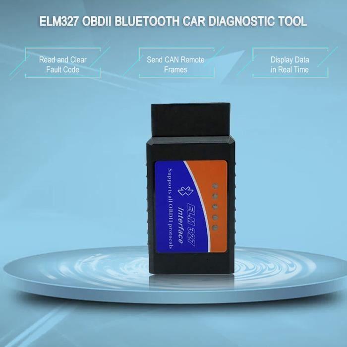 Outil de diagnostic automatique de voiture d'OBD II de lecteur de code de OBD2 Elm327 V2.1 ELM 327