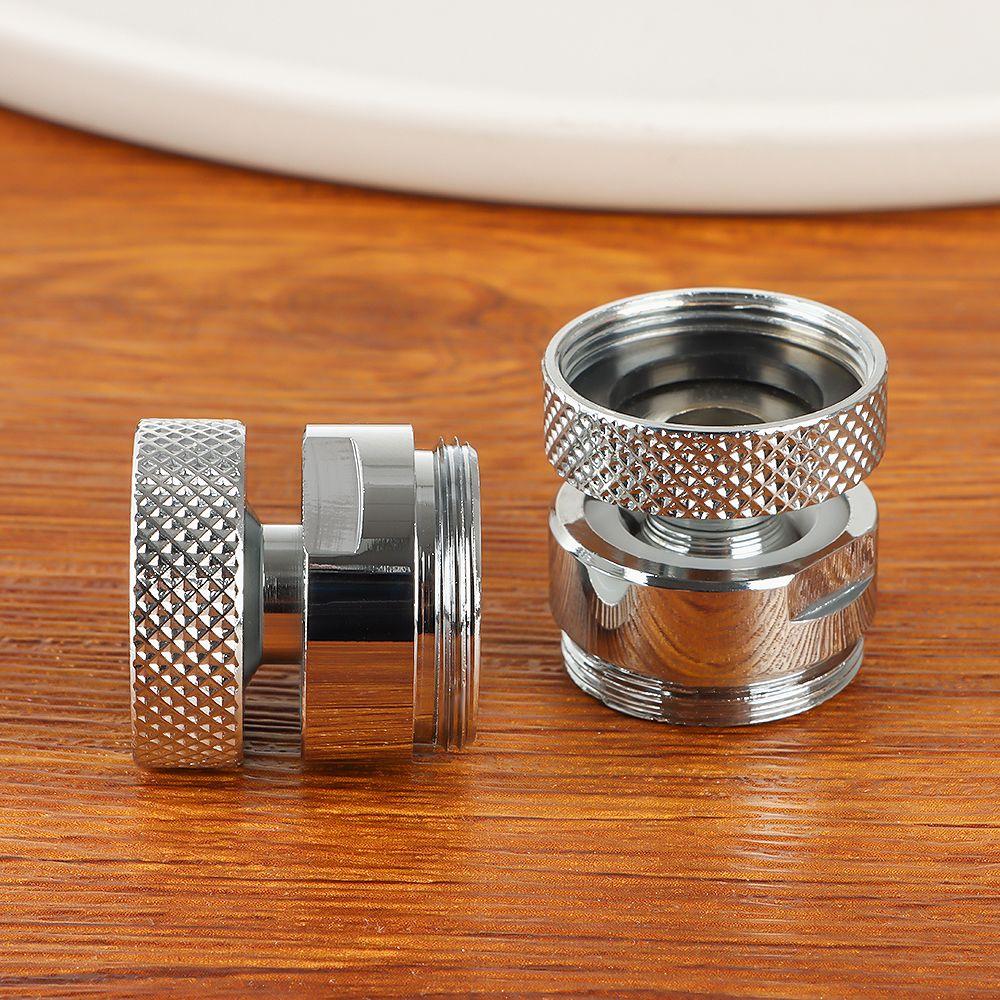 1Pc Swivel Aerator Adapter 360 Degree Adjustable Faucet Adapter Water Purifier Accessories Anti-Slip Garden Hose Connection 22mm