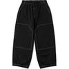 Fashionable Comfortable Breathable Woven Loose Multi-Pocket Cargo Pants Men Pants Black VN000HZJBLK