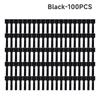 200PCS Self Adhesive On Wall Mounted Desk Reusable T-Type Cable Cord Organizer Nylon Hook Loop Wrap Bundle Data Cable Tie Wire