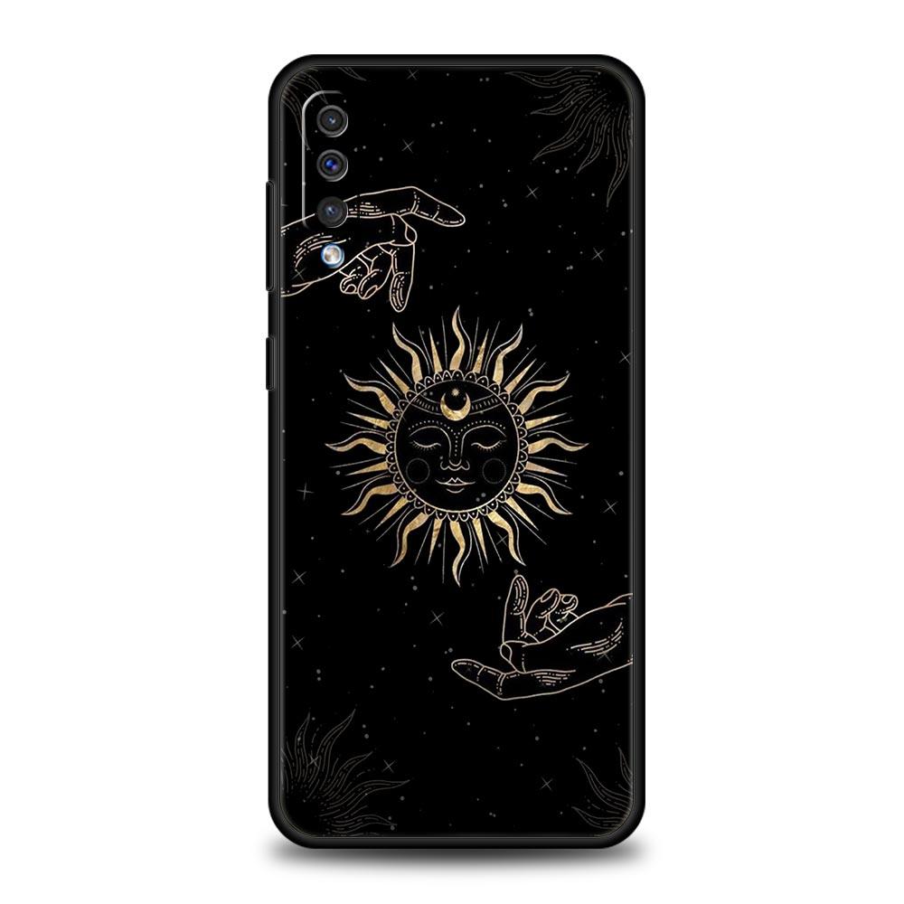 Забавный чехол для телефона Sun Moon Angel Eyes для Samsung Galaxy A52 A50 A70 A10 A30 A40 A20S A20E A02S A12 A22 A72 A42 A32 5G A04s