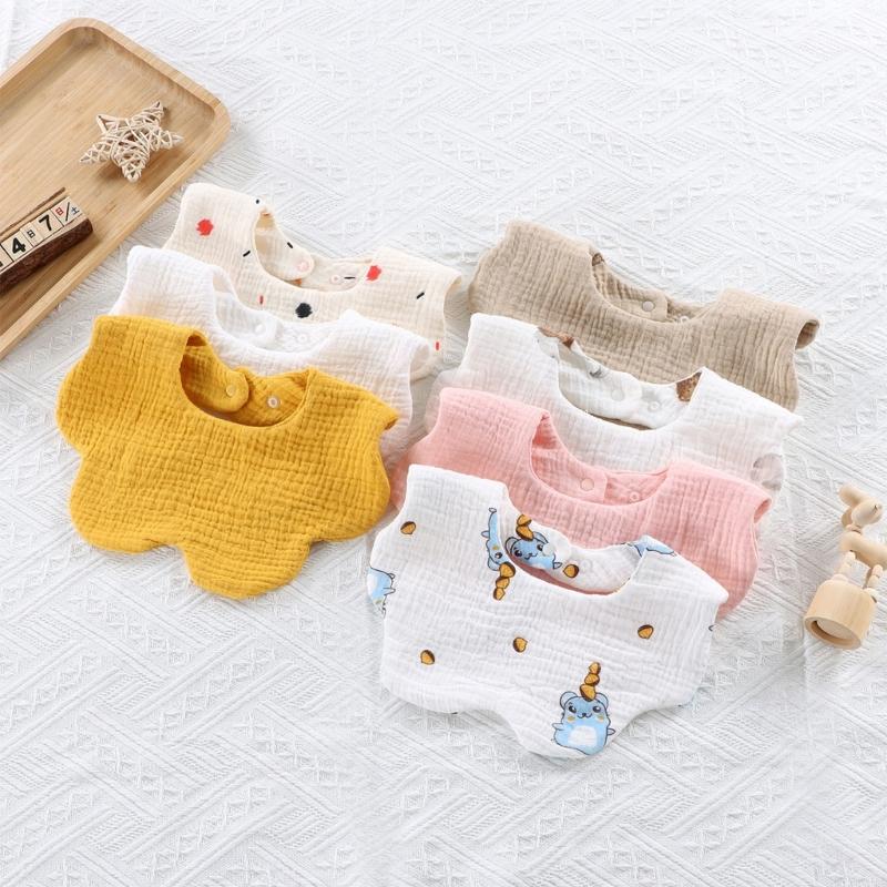 Детские нагрудники для кормления 6-слойные плотные отрыжки слюнявчики для младенцев 0-3 лет унисекс слюнявчик для новорожденных подарок на выписку